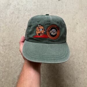 Vintage 90's South Park "Oh My God They Killed Kenny" Green Strapback Hat Cap